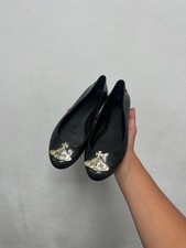 Sapato Vivienne Westwood Anglomania Melissa Flats Logo Feminino Tamanho 38 EURO comprar usado  Enviando para Brazil