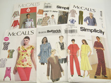 6 Padrões de Costura Misses Tamanhos XS S M 4-14 Calça Saia Top Fácil Chapéu Caftan Sem Cortes comprar usado  Enviando para Brazil