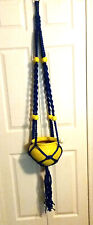 Handmade blue macrame for sale  Rockledge