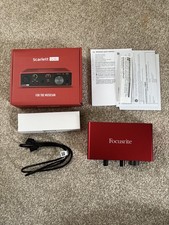 Boxed focusrite scarlett for sale  MATLOCK