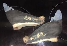 Pair antique silk for sale  DORCHESTER
