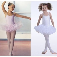 Ballet Collants Tutu Meninas Festa Ginástica Bodysuit Vestidos de Dança Saia Panqueca comprar usado  Enviando para Brazil