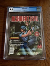 Resident Evil #1 CGC 9.0 BANCA DE JORNAL Revista Oficial de Quadrinhos 1ª Impressão HTF comprar usado  Enviando para Brazil