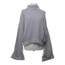 Topshop, sweter z golfem, rozmiar: 42, szary, akryl / angory / moher / poliamid #TLJ na sprzedaż  PL