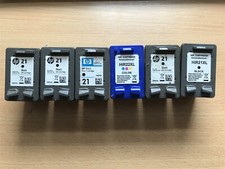 6 x CARTUCHOS DE TINTA VAZIOS PARA IMPRESSORA HP PRETO E COLORIDO USADOS FRETE GRÁTIS  comprar usado  Enviando para Brazil