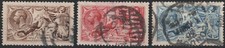 SG 405-413 faixa 2/6d a 10/- De La Rue Seahorse trio em bom estado usado. comprar usado  Enviando para Brazil