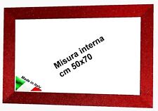 Cornice rossa glitterata usato  Napoli