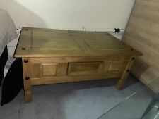 Rustic wooden coffee for sale  BRADFORD