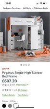 Pegasus high sleeper for sale  HALIFAX