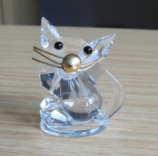 Swarovski kristall katze gebraucht kaufen  Jüterbog