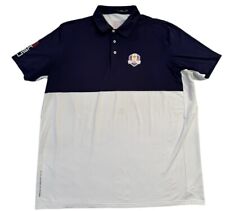 Camisa polo masculina RLX Ralph Lauren branca marinha 2016 Ryder Cup Team EUA absorção XXL comprar usado  Enviando para Brazil