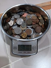 5+ libras. Lote a granel de monedas extranjeras del mundo mixto como en la foto lote de cinco libras E segunda mano  Embacar hacia Mexico