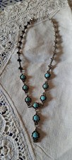 Collana argento turchese usato  Palermo