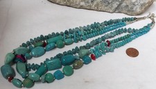 Colar de pepita/pebble Howlite com vários fios//20,5" (t709B-w4,5) comprar usado  Enviando para Brazil