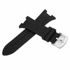 Usado, Pulseira de relógio de borracha 31 mm para Armani Exchange AX1040 AX1041 AX1084 AX1108 preta comprar usado  Enviando para Brazil