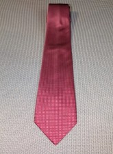 Gravata masculina Seaward & Stern London rosa escuro e branco geométrica de seda Páscoa comprar usado  Enviando para Brazil