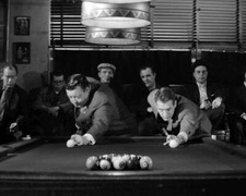 Mesa de bilhar Paul Newman Jackie Gleason The Hustler imagem clássica lona 16x20 comprar usado  Enviando para Brazil