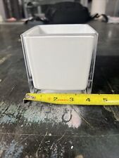 Square white glass for sale  Howard Beach