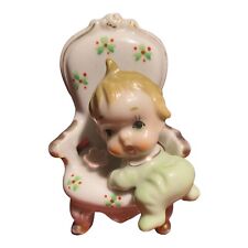 Cadeira de porcelana vintage bebê escalada criança feita no Japão colecionável por volta de 1950 comprar usado  Enviando para Brazil