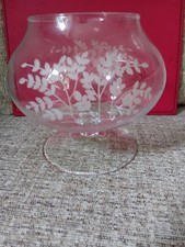 Vintage etched vase for sale  BURNLEY