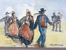 Gaillard-Deschamps (1903-1984) Ronda Bretona Mujer Coifa Tradiciones Dedicación comprar usado  Enviando para Brazil
