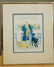 Vintage framed art for sale  Philomath