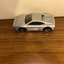 Vintage Hot Wheels Prata Ferrari 355 1995 Mattel Inc Malásia SB4#25, usado comprar usado  Enviando para Brazil