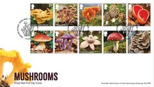 2025 mushrooms stamp d'occasion  Expédié en Belgium