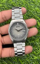 Relógio de pulso masculino Seiko automático mostrador textura cinza 17 joias Japão comprar usado  Enviando para Brazil