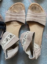 Damen sandalen leder gebraucht kaufen  Rodgau