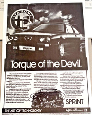 Alfa romeo sprint for sale  PRESTON