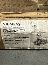 Kit de Lug Siemens LK36750N2 para módulos principais trifásicos. Faixa de fios: 1/0 - 750kcmil comprar usado  Enviando para Brazil