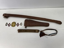 Y9227 Imperial Japão Exército Militar Espada Estojo de Couro Japonês Segunda Guerra Mundial Vintage comprar usado  Enviando para Brazil