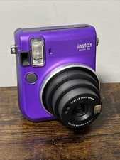 Câmera de Filme Instantânea Fujifilm Instax Mini 70 Testada, Funcionando ~ Roxo Violeta Neon comprar usado  Enviando para Brazil