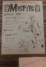 Folheto original 1983 Misfits 8x10 Earth A.D. Danzig comprar usado Folheto original 1983 Misfits 8x10 Earth A.D. Danzig comprar usado  Enviando para Brazil