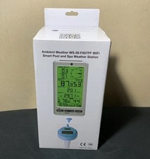 Termômetro flutuante inteligente WiFi Ambient Weather WS-50-F007PF com monitor remoto, usado comprar usado  Enviando para Brazil