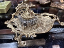 Antique brass inkwell for sale  North Street
