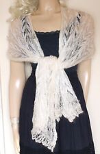 Handknitted white ivory for sale  WOLVERHAMPTON