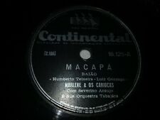 10" MARLENE & OS CARIOCAS 78 RPM "MACAPA" BAIAO FORRO BRAZIL VG+ LUIZ GONZAGA comprar usado  Brasil 