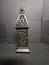 Lanterna de metal templo marroquino preto grande 23A x 6,5W comprar usado  Enviando para Brazil