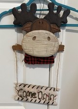 Moose wreath door for sale  Inman