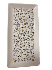 Bandeja de madeira Peanuts Snoopy prato prato aperitivos floral primavera 14 pol comprar usado  Enviando para Brazil