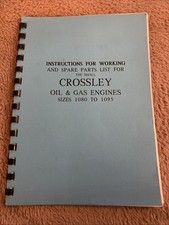 Crossley oil gas for sale  SUDBURY