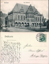 Ansichtskarte bremen rathaus gebraucht kaufen  Ortrand