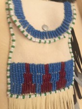 Indianer tasche bestickt gebraucht kaufen  Osnabrück