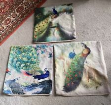 Three peacock print for sale  SOUTHAMPTON