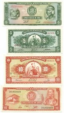LOT 4 BANKNOTES BANCO CENTRAL DE RISERVA DEL PERÙ SPL comprar usado  Enviando para Brazil