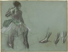 Bailarina vista por trás e três estudos de pés montanha-russa mix and match comprar usado  Enviando para Brazil