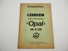 Lemken pal 110 gebraucht kaufen  Merseburg