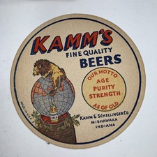 Kamm beer coaster for sale  Dayton